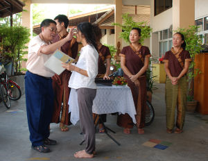 A scuola in Thailandia